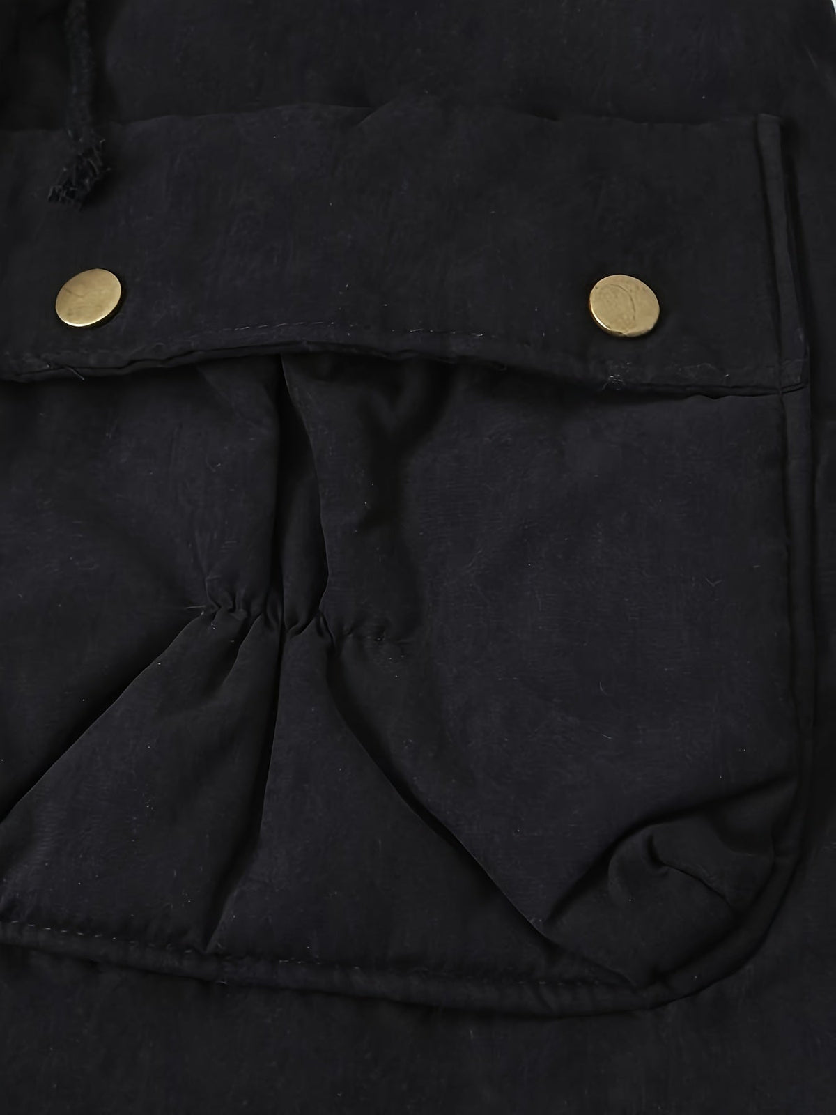 Black Hooded Coat