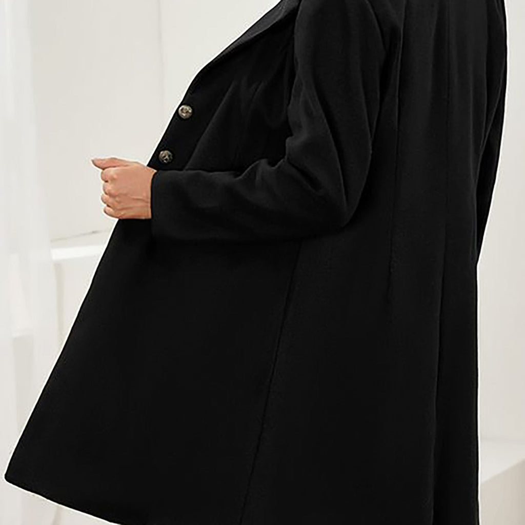 Tailored longline wool coat