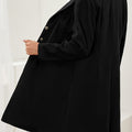 Tailored longline wool coat