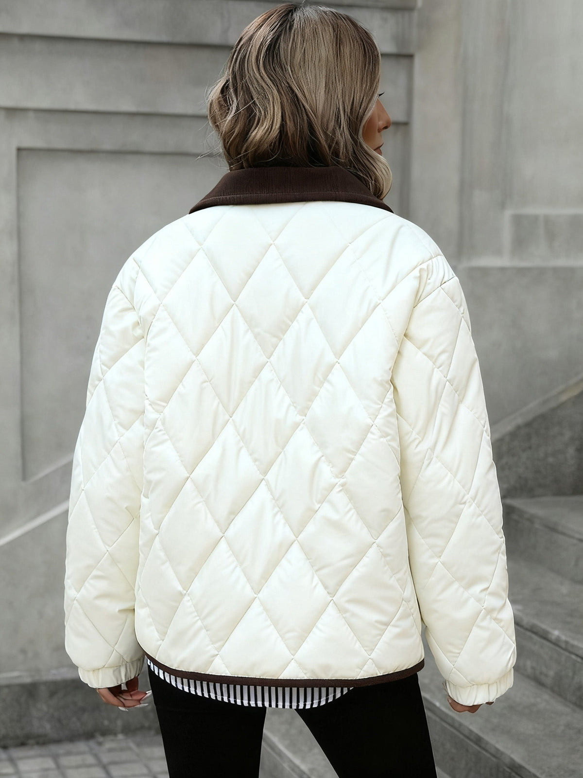 Milky Quilted Jacket