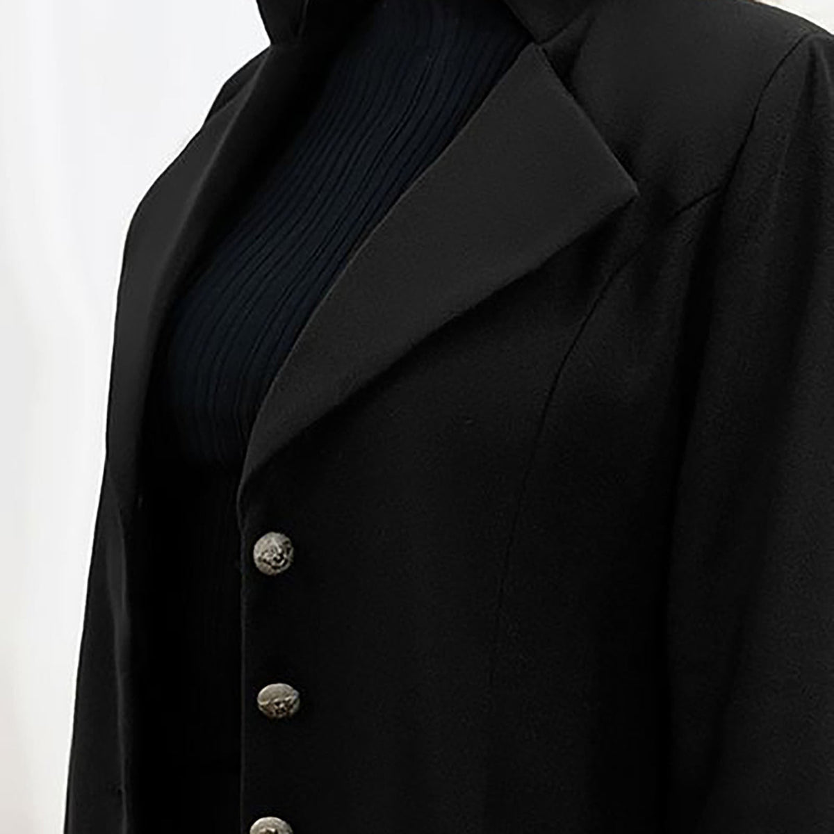 Tailored longline wool coat