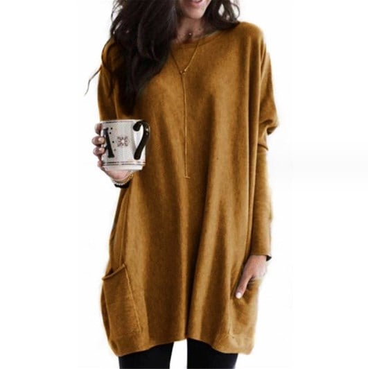 Purple Relaxed Pocket Tunic