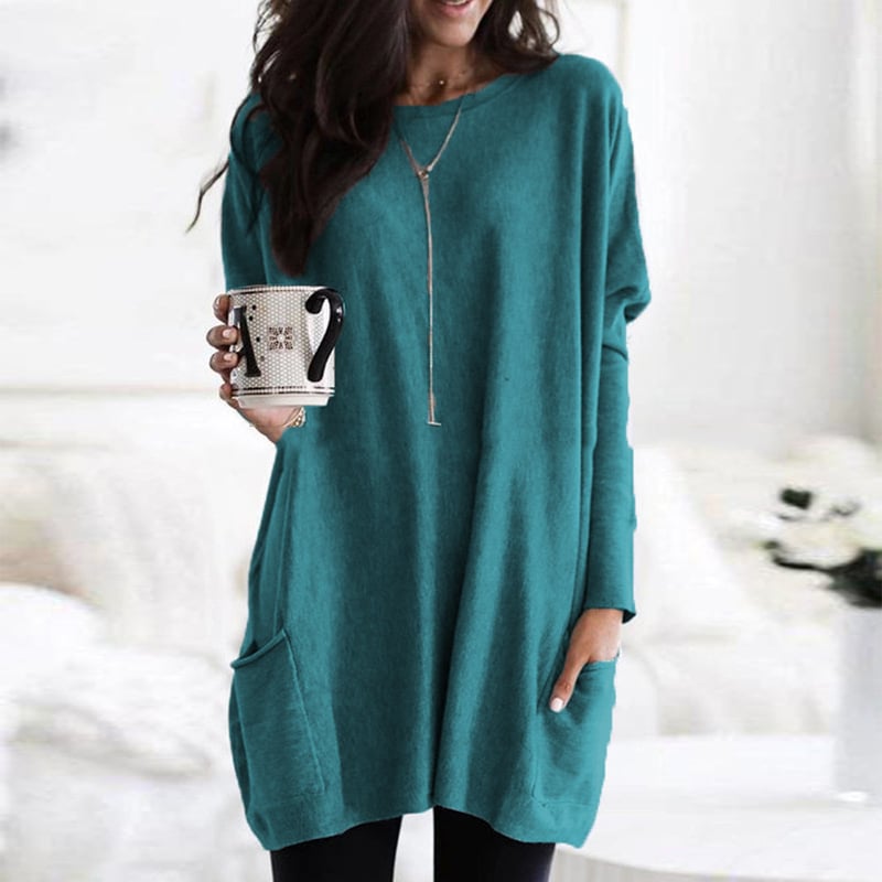 Purple Relaxed Pocket Tunic