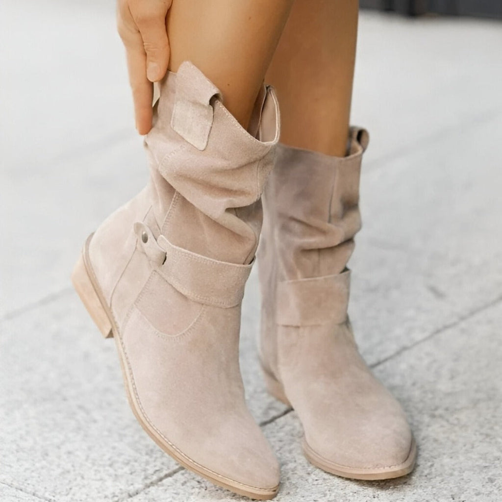 plush-lined faux suede Boots